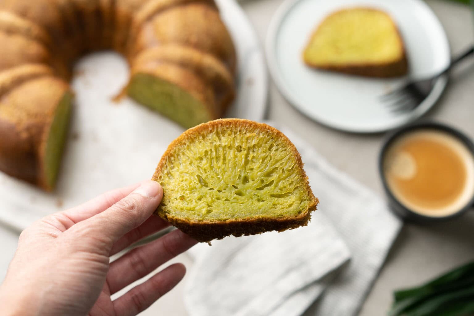 B Nh B N Ng Recipe Vietnamese Pandan Honeycomb Cake